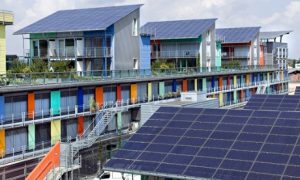 Solar village in Freiburg; Germany